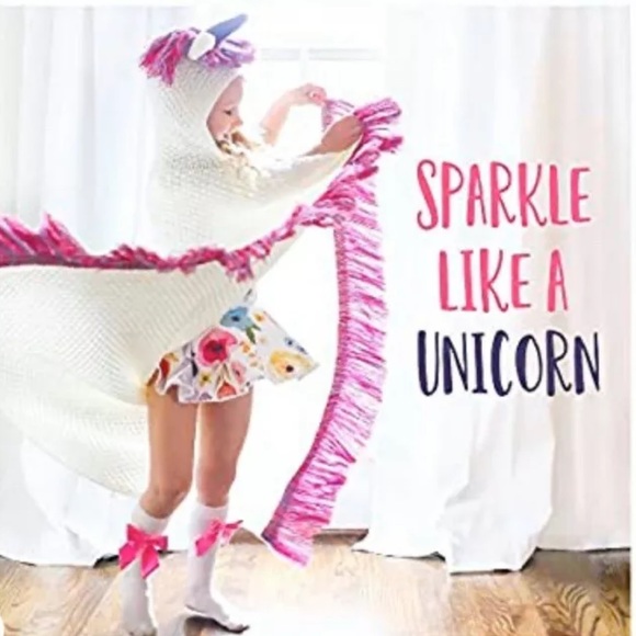 Unicorn hoodie blanket - Picture 3 of 3